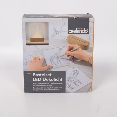 Nattlampa (Vit, Brun) från Crelando