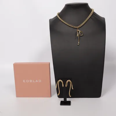 Smyckesset (Guldfärgad) från Edblad Okänd metall