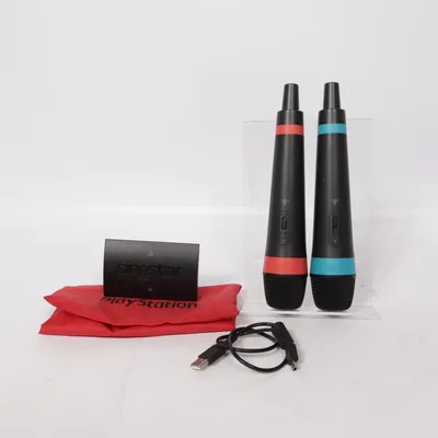 Mikrofon (Svart, Blå, Röd) från Singstar