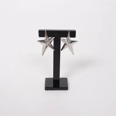 Clips-örhängen (Silverfärgad) från Mugler Okänd metall