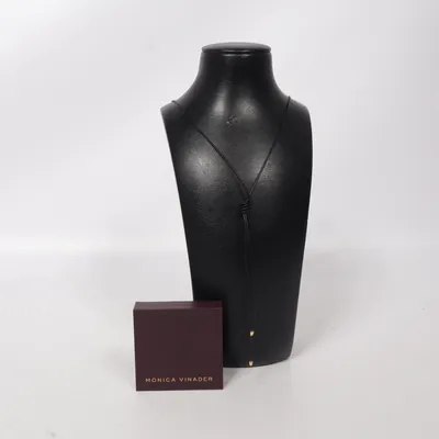 Halsband (Svart) från Monica Vinader Okänd metall