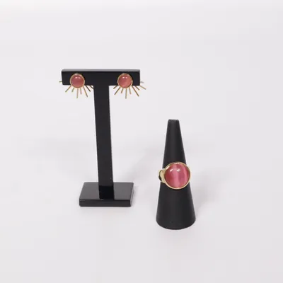 Smyckesset (Guldfärgad, Rosa) från Edblad Okänd metall