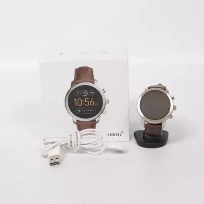 Smartwatch (Zilver, Bruin) van Fossil