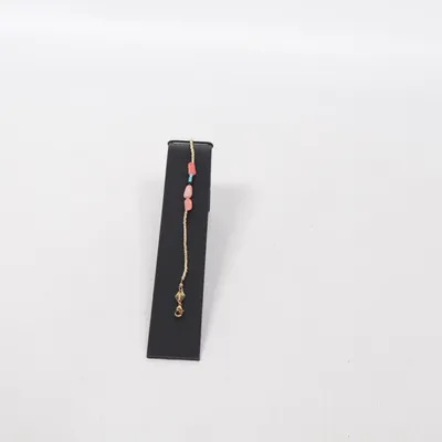 Anklet (Gold, Pink, Multicolored) from Anni Lu Unknown metal