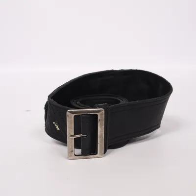 Waist belt (Black) Faux leather