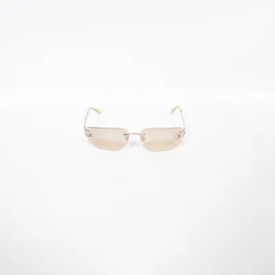 Sonnenbrille (Braun, Gold)