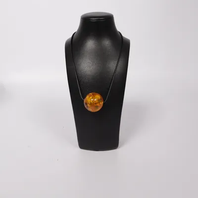 Halsband (Brun) Okänd metall