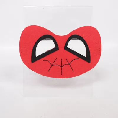 Maskeradmask (Röd, Svart)