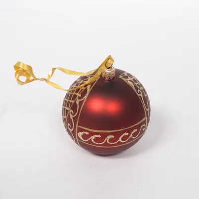 Julgranspynt (Röd, Guldfärgad)