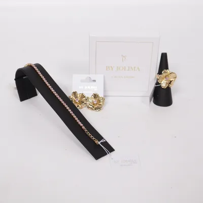 Smyckesset (Guldfärgad) från By Jolima Okänd metall