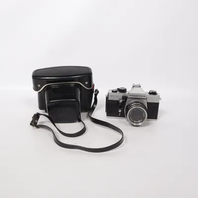 Analog systemkamera (MTL 5. Görlitz 3940719 Demiplan 2.8/50) från Praktica