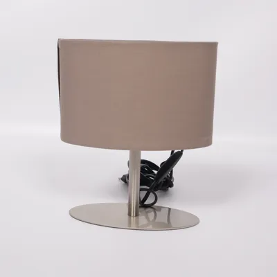 Bordslampa (Beige, Silverfärgad)