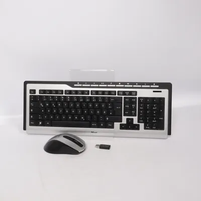 Tangentbord (Silverfärgad, Svart) från Trust