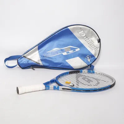 Tennis racket (Blue, Yellow, Silver) from Dunlop