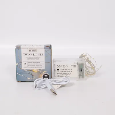 String lights (Silver) from Butlers