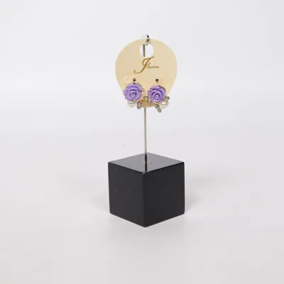 Earrings (Purple) from Creative Unknown metal