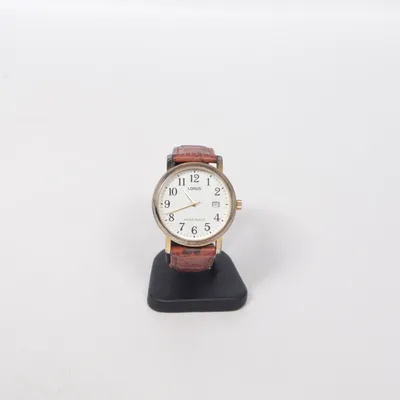 Wristwatch (Brown, White, Gold) from Lorus