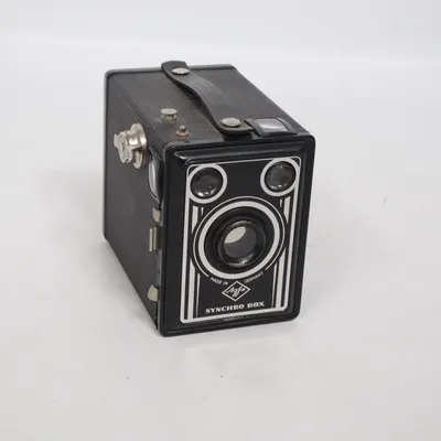 Analog kompaktkamera (Synchro Box) från Agfa