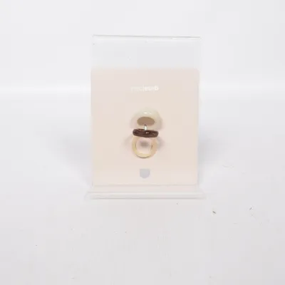 Bague (Marron, Blanc) de Gina Tricot Métal inconnu