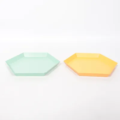 Tray (Green, Orange) from HAY