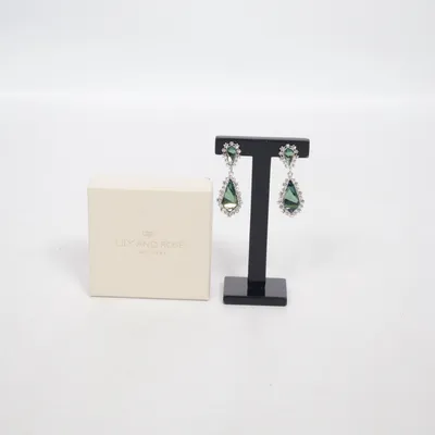 Earrings (Green, Silver) from Lily and Rose Unknown metal