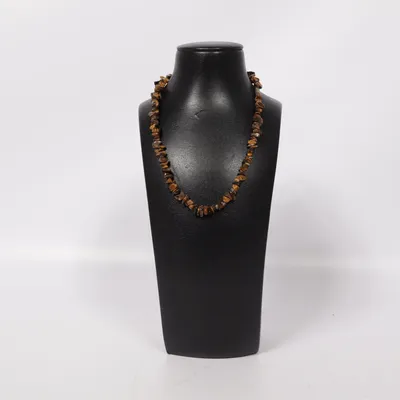 Halsband (Brun) Okänd metall