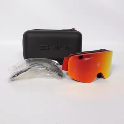 Skidglasögon (Röd, Gul, Svart) från Chimi