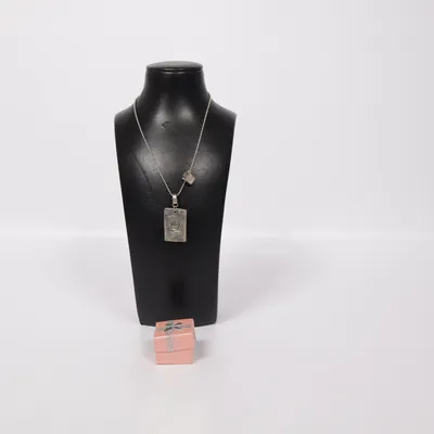 Halsband (Silverfärgad, Rosa) från Pearls for Girls Okänd metall