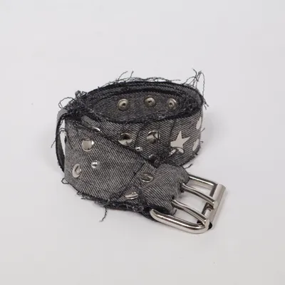 Bälte (Grå, Silverfärgad)