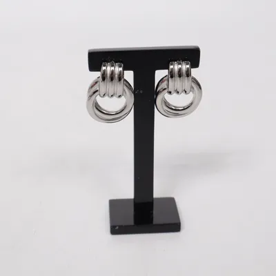 Örhängen (Silverfärgad) Okänd metall