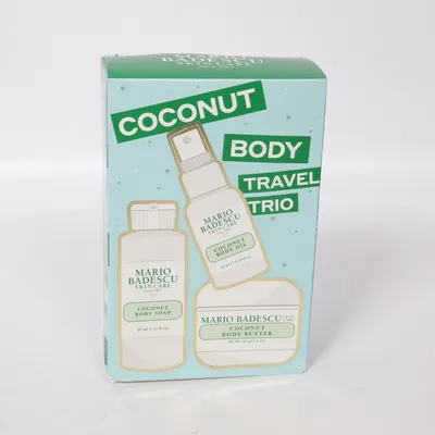 Hudvårdsset (Coconut Body Travel Trio) från Mario Badescu