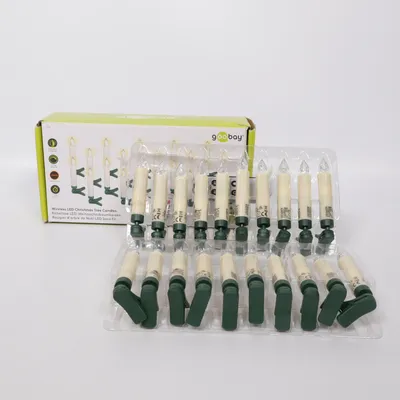 Christmas tree lights (White, Green) from Goobay
