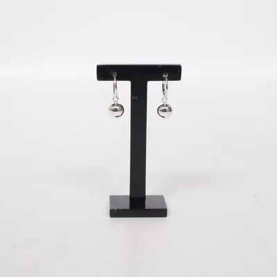 Örhängen (Silverfärgad) Okänd metall