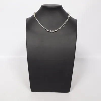 Collier (Argent, Blanc) de Lavie Métal inconnu