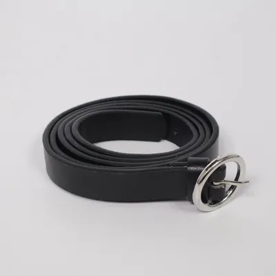 Bälte (Svart) Skinnimitation