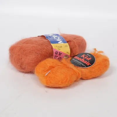 Garn (MOHAIR) från kattens Mohair, Nylon, Ull