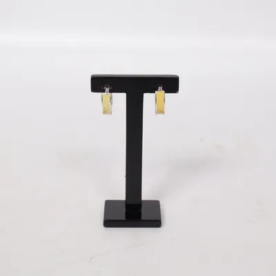 Örhängen (Silverfärgad, Guldfärgad) Okänd metall