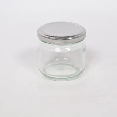 Burk (Transparent, Silverfärgad)