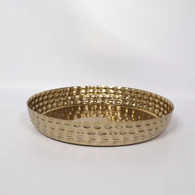 Bricka (Guldfärgad)