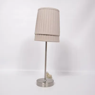 Bordslampa (Grå, Silverfärgad)