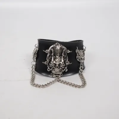 Armband (Svart, Silverfärgad) Okänd metall