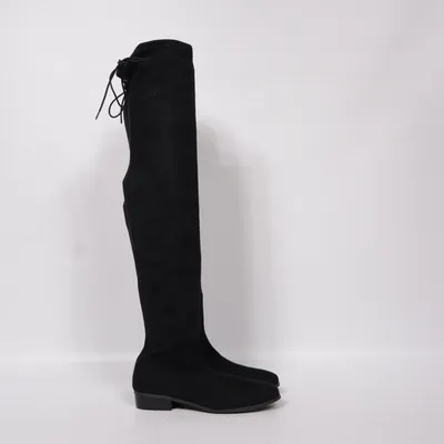 Boots (Black) from NLY Shoes Faux suede