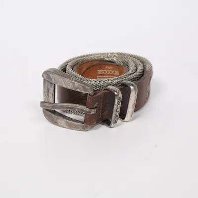 Bälte (Silverfärgad, Brun) från Roccobe