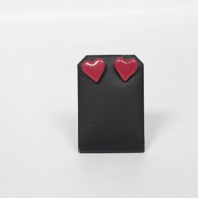Örhängen (Röd) Okänd metall
