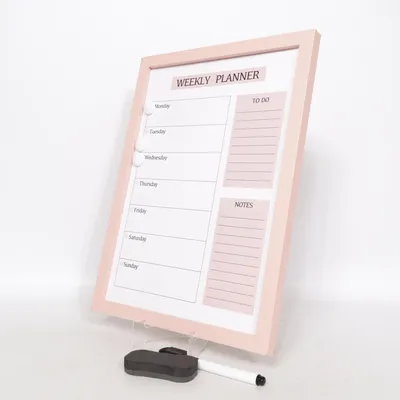 Anslagstavla (Rosa, Vit, Svart)