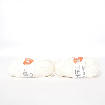 Yarn (Bom-Mix) from Hjertegarn Acrylic, Cotton