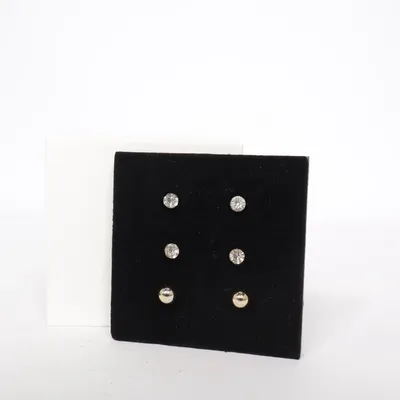 Boucles d'oreilles (Or, Blanc) de Safira Métal inconnu