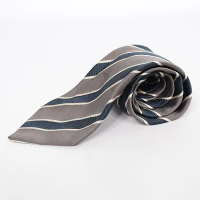 Cravate (Gris, Bleu) de Arm Strong Soie