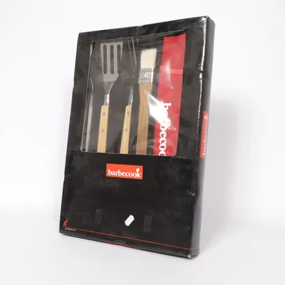 Barbeque bestek (Bruin, Zilver) van Barbecook