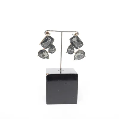 Earrings (Black) Unknown metal